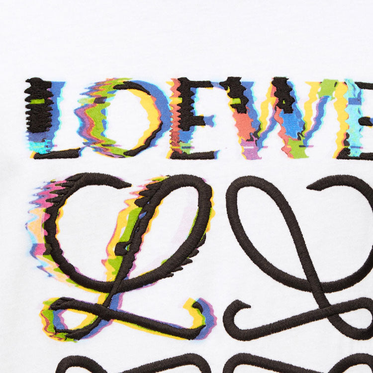 Kaos Pendek LOEWE dengan Motif Gambar/Cetak, Cocok untuk Pria dan Wanita -LE-19