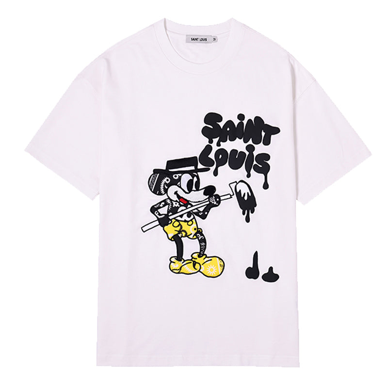 LV Kaos Logo Seri Huruf, Unisex, COD '-L-33