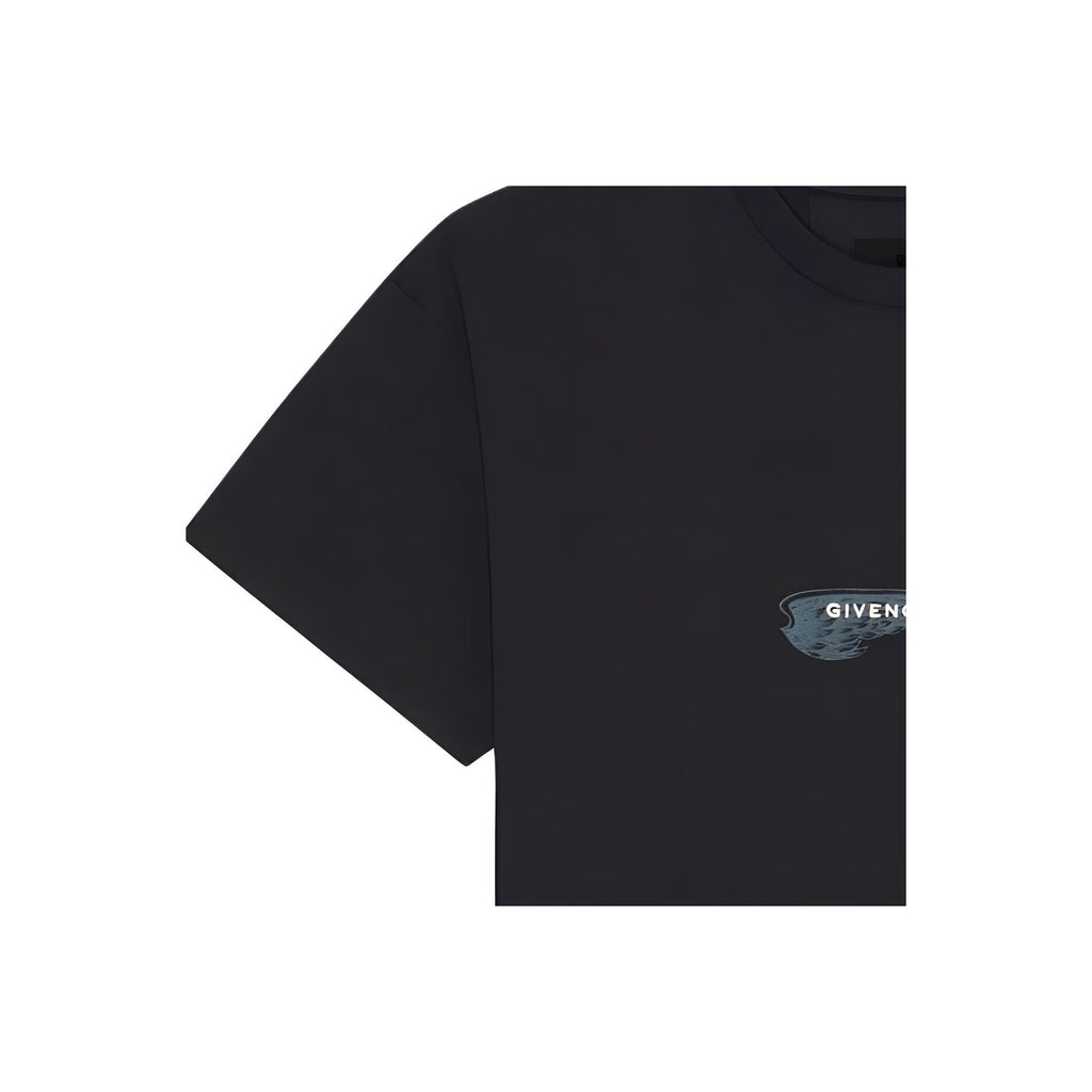 Kaos Givenchy Bermotif, Unisex -J-31