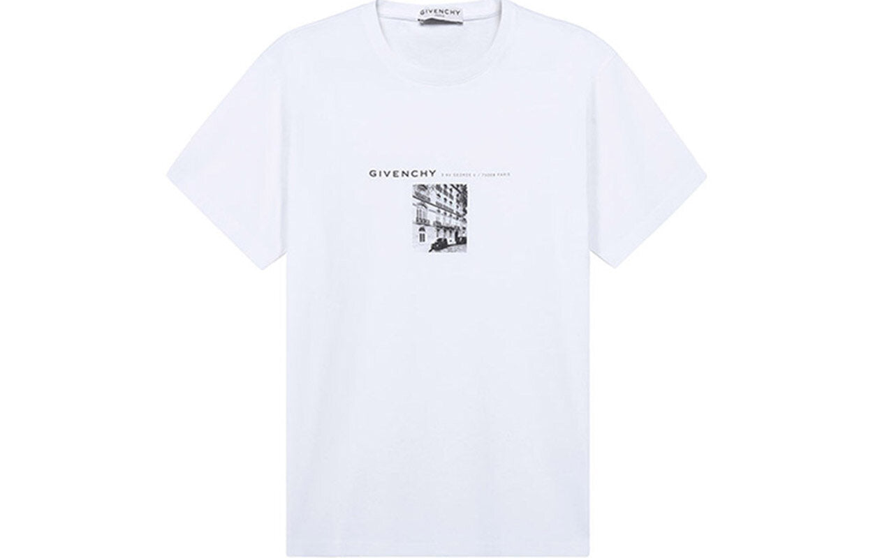 Kaos Givenchy Bermotif, Unisex -J-44