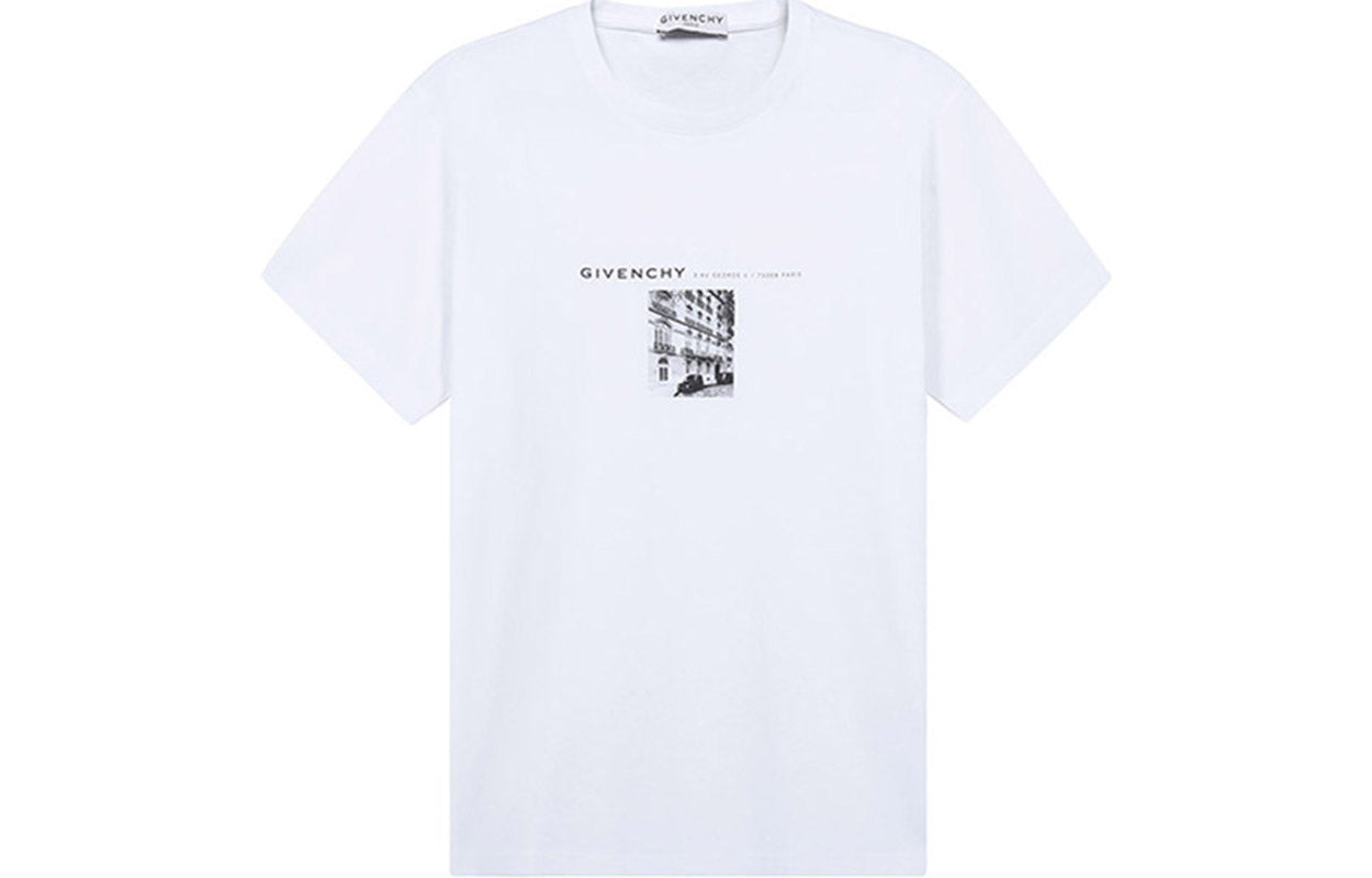 Kaos Givenchy Bermotif, Unisex -J-44