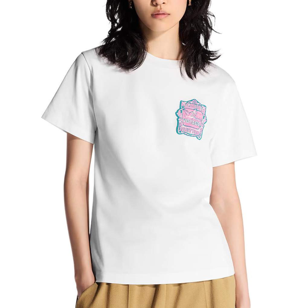 LV Kaos Logo Seri Huruf, Unisex, COD '-L-20