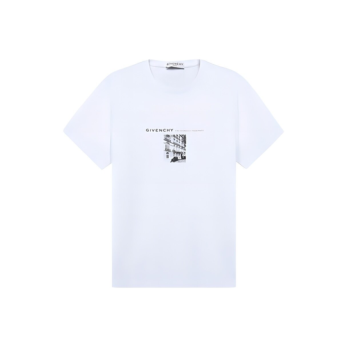 Kaos Givenchy Bermotif, Unisex -J-44