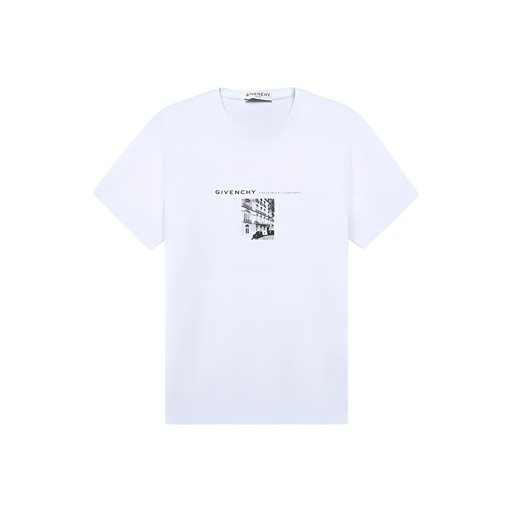 Kaos Givenchy Bermotif, Unisex -J-44