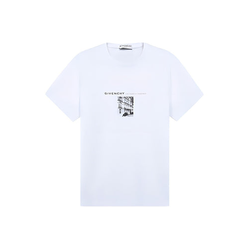 Kaos Givenchy Bermotif, Unisex -J-44