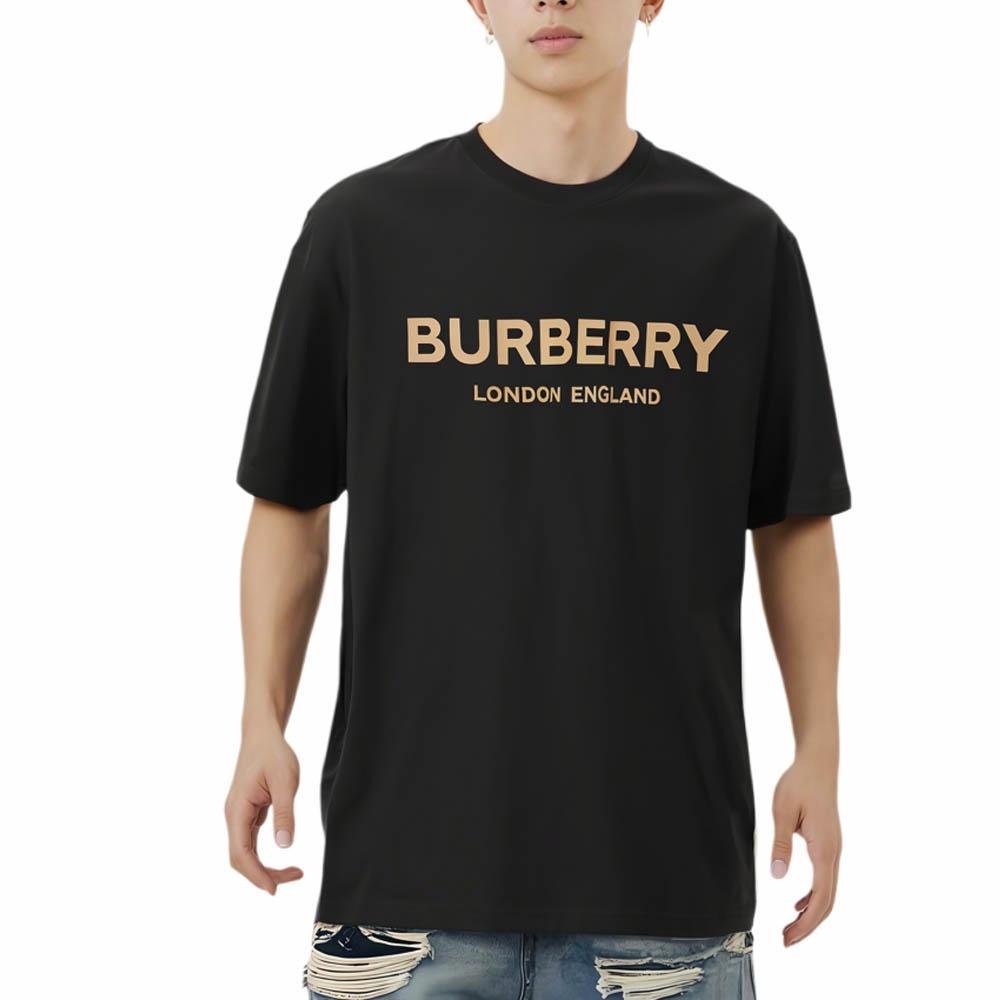 Burberry Kaos Logo Seri Huruf, Unisex, COD '"B-02