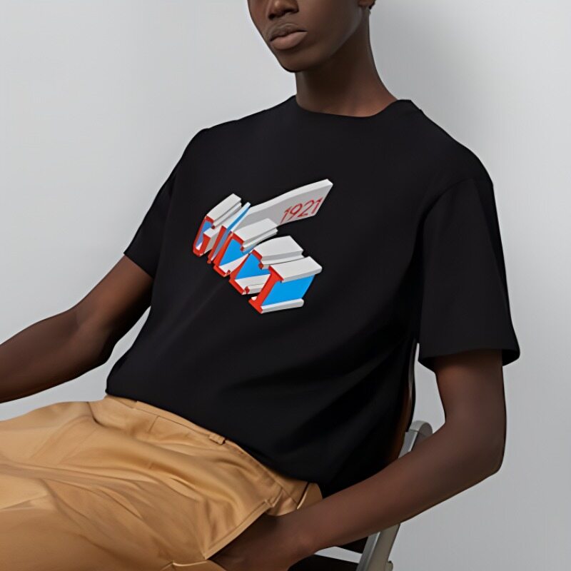 GUCCI Kaos Logo Seri Huruf, Unisex, COD '"    '"  G-05