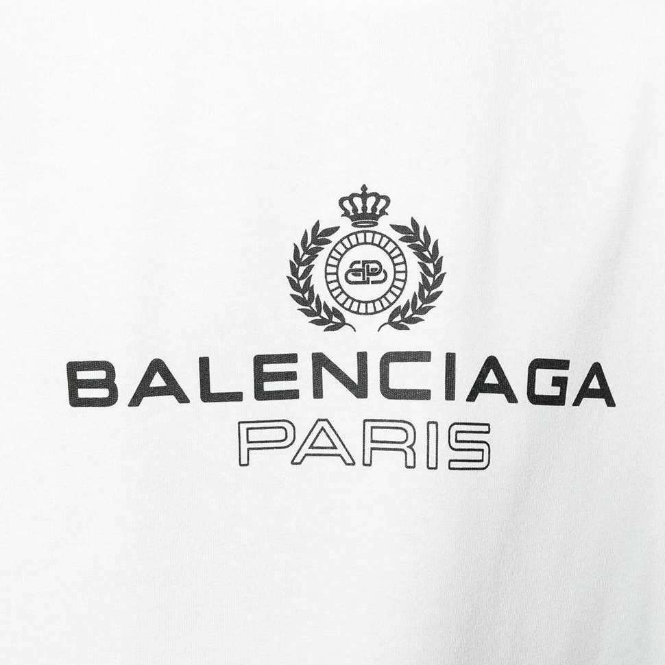 Kaos Pendek Balenciaga dengan Motif Gambar/Cetak, Cocok untuk Pria dan Wanita -BL-42