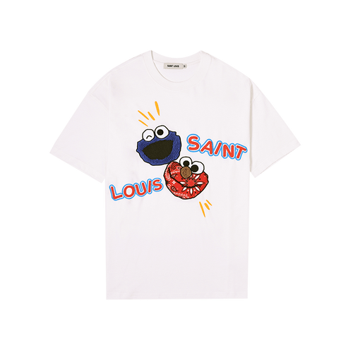 LV Kaos Logo Seri Huruf, Unisex, COD '-L-31