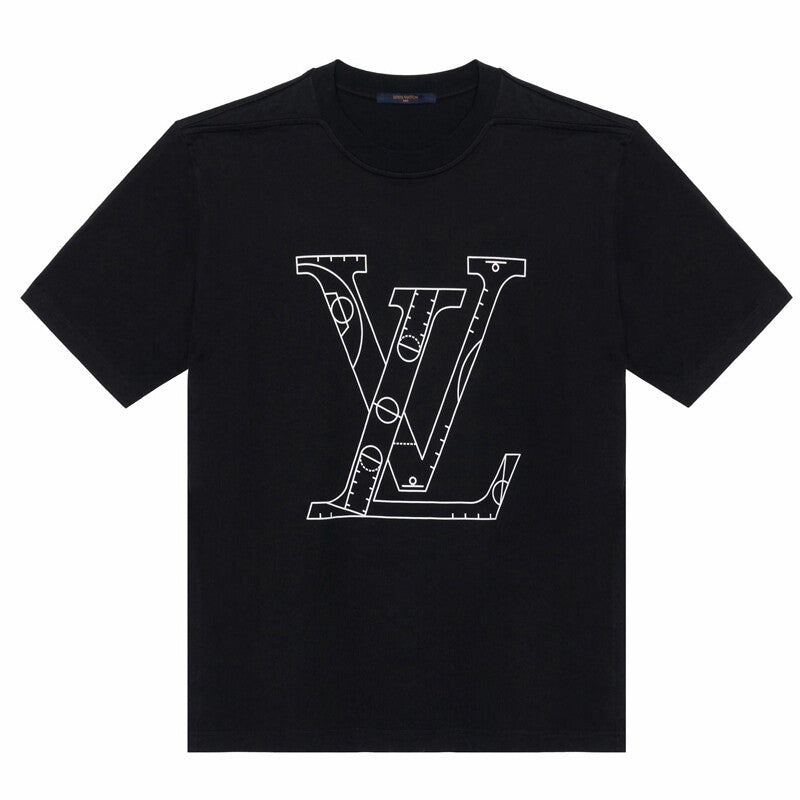 LV Kaos Logo Seri Huruf, Unisex, COD '-L-21