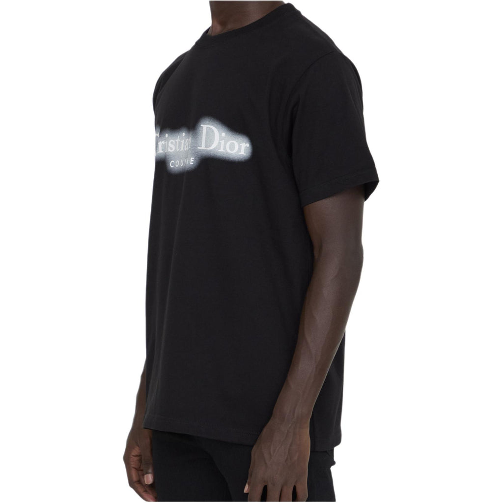 Kaos Pendek DIOR dengan Motif Gambar/Cetak, Cocok untuk Pria dan Wanita  -D-09