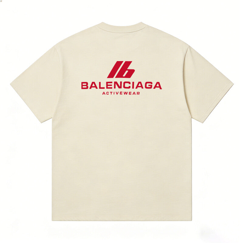 BALENCIAGA Kaos Logo Seri Huruf, Unisex '"COD '"  BA-13