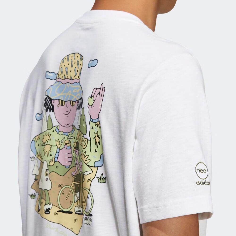 adidas Kaos Logo Seri Huruf, Unisex, COD '" AD-10