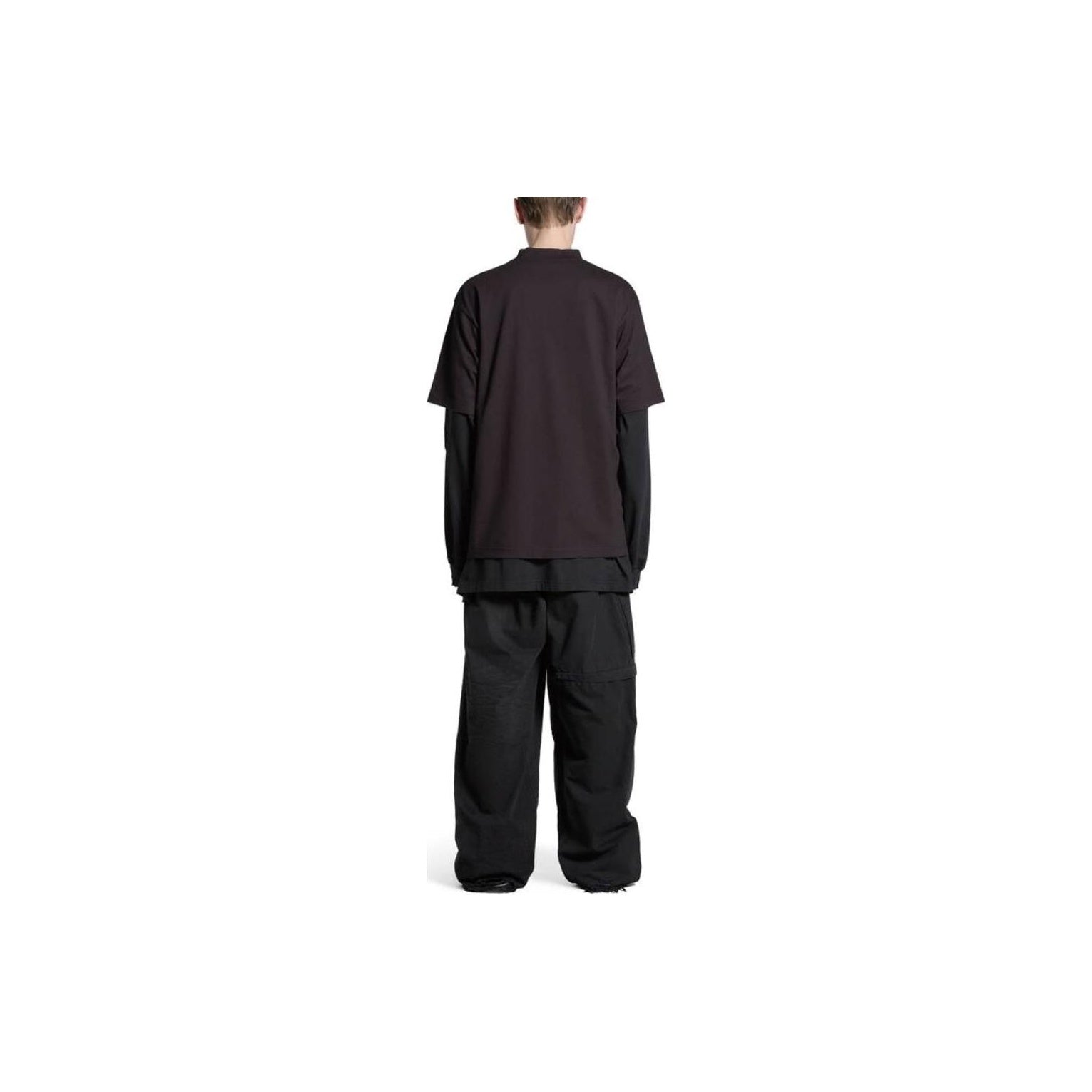 Kaos Pendek Balenciaga dengan Motif Gambar/Cetak, Cocok untuk Pria dan Wanita -BL-26