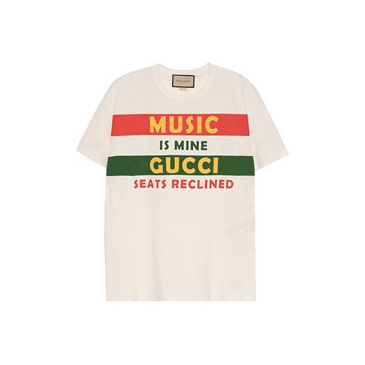 GUCCI Kaos Logo Seri Huruf, Unisex, COD" G-59