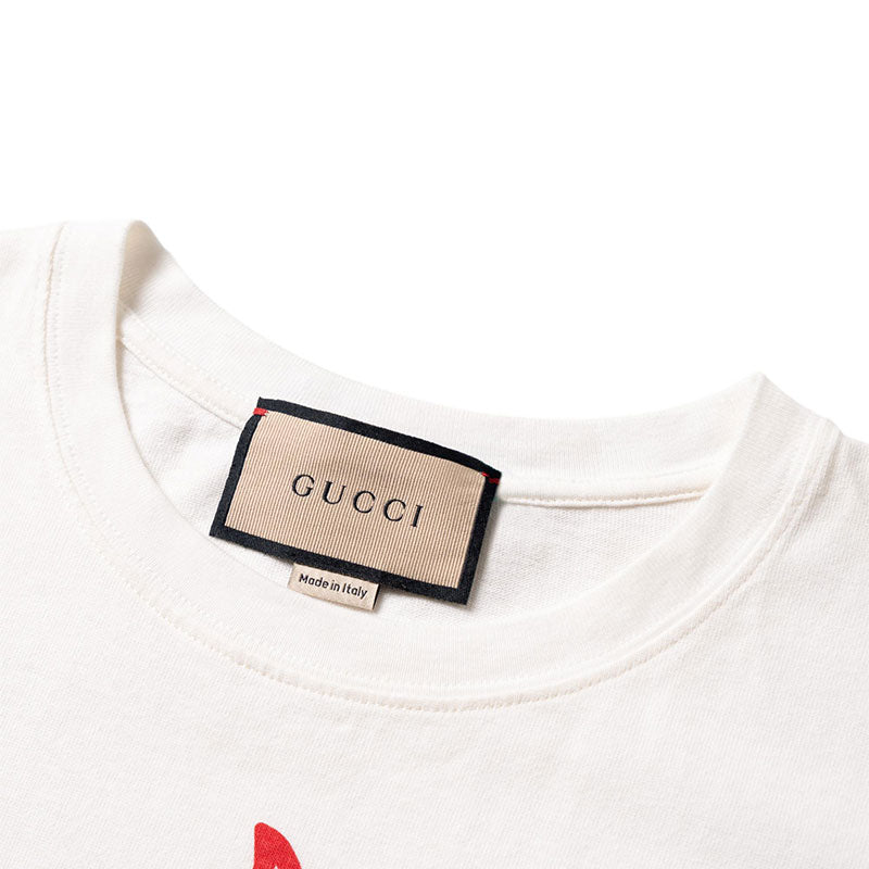 GUCCI Kaos Logo Seri Huruf, Unisex, COD '"    '"  G-53