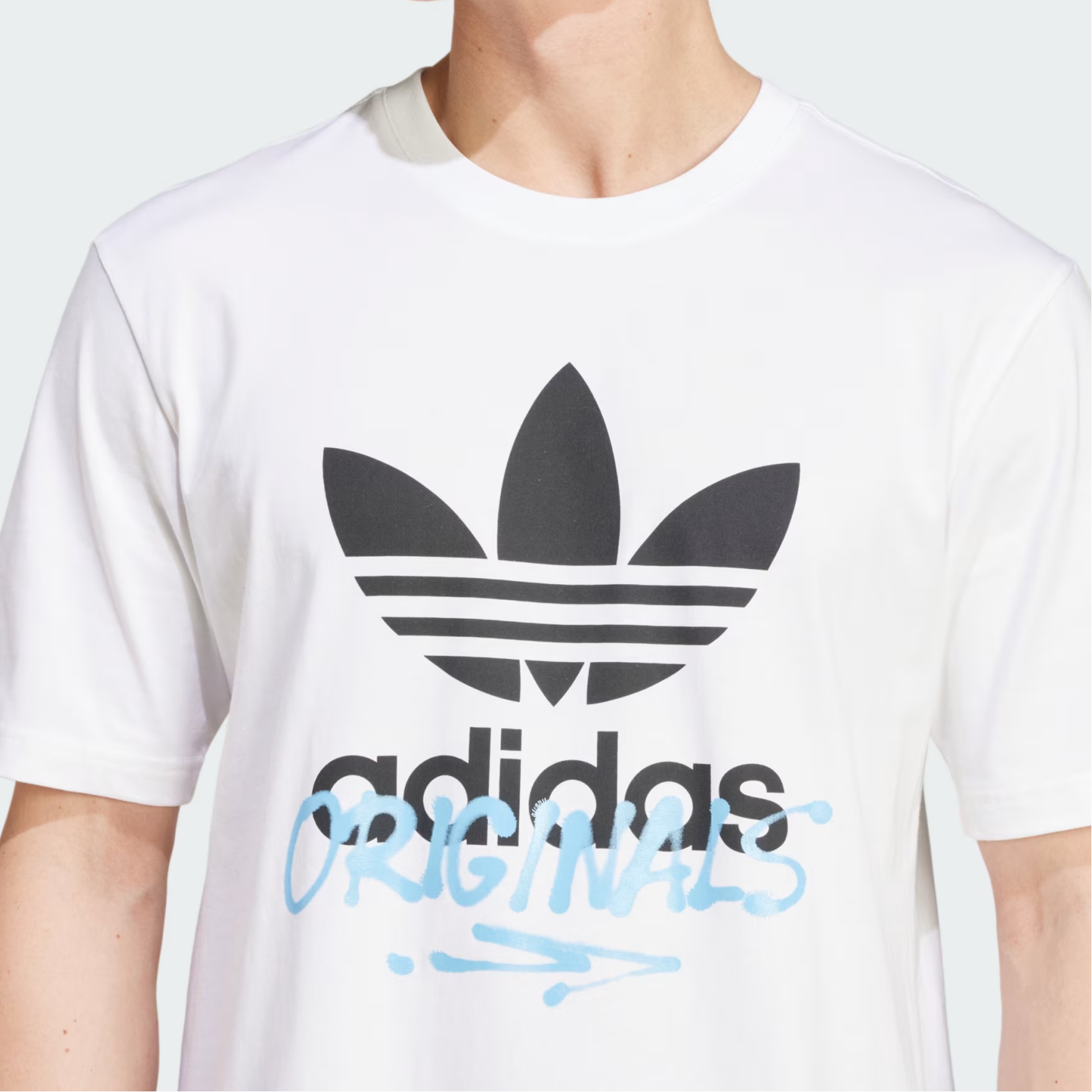 adidas Kaos Logo Seri Huruf, Unisex, COD '" AD-18