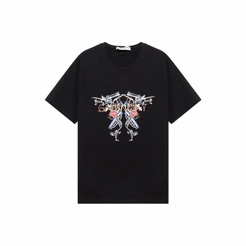 Kaos Givenchy Bermotif, Unisex -J-17