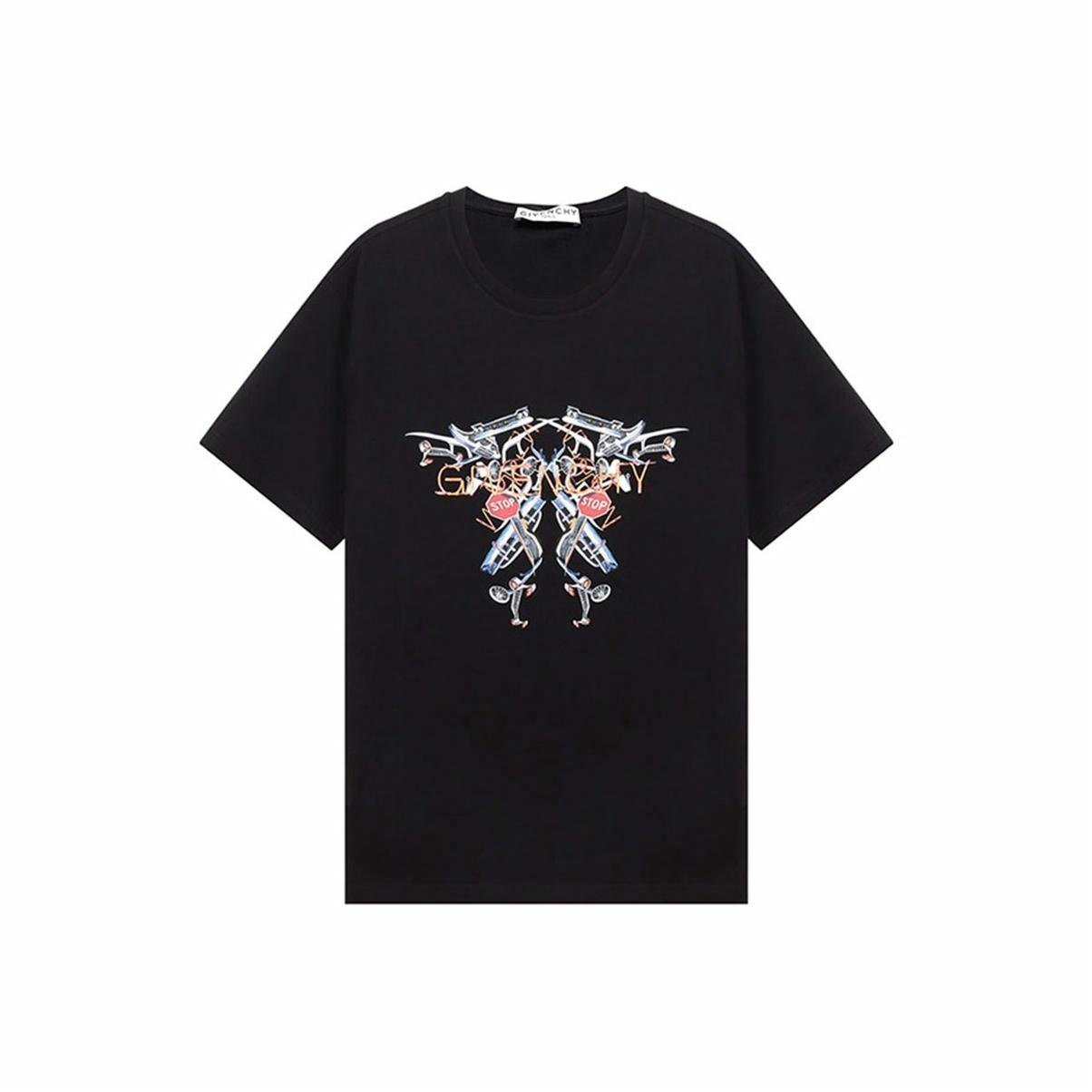 Kaos Givenchy Bermotif, Unisex -J-17