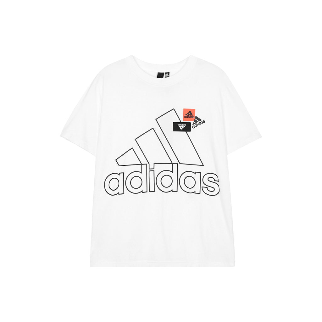 adidas Kaos Logo Seri Huruf, Unisex, COD '" AD-40