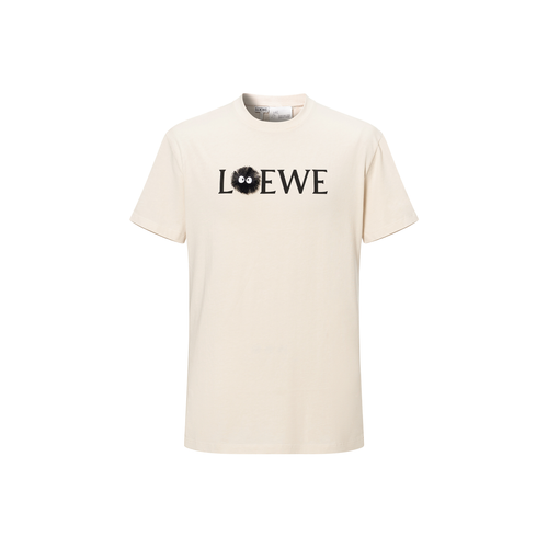 Kaos Pendek LOEWE dengan Motif Gambar/Cetak, Cocok untuk Pria dan Wanita -LE-10