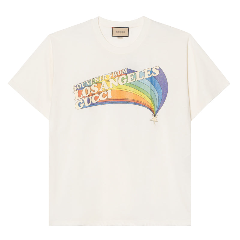 GUCCI Kaos Logo Seri Huruf, Unisex, COD '"   G-86