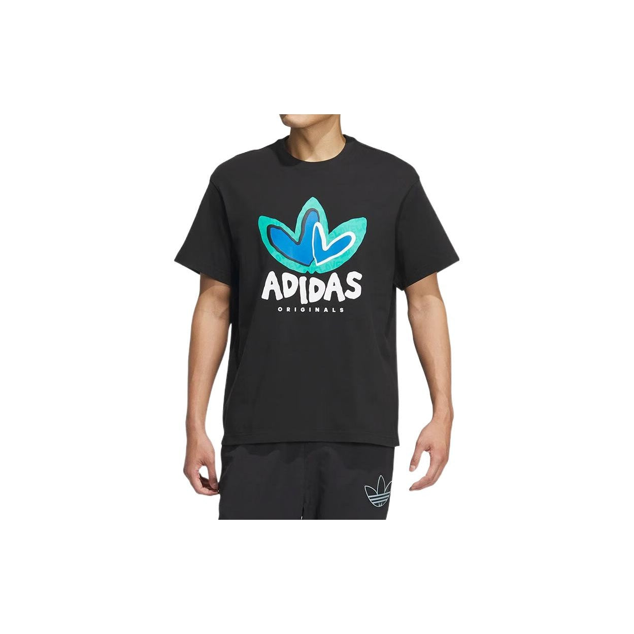 adidas Kaos Logo Seri Huruf, Unisex, COD '" AD-44