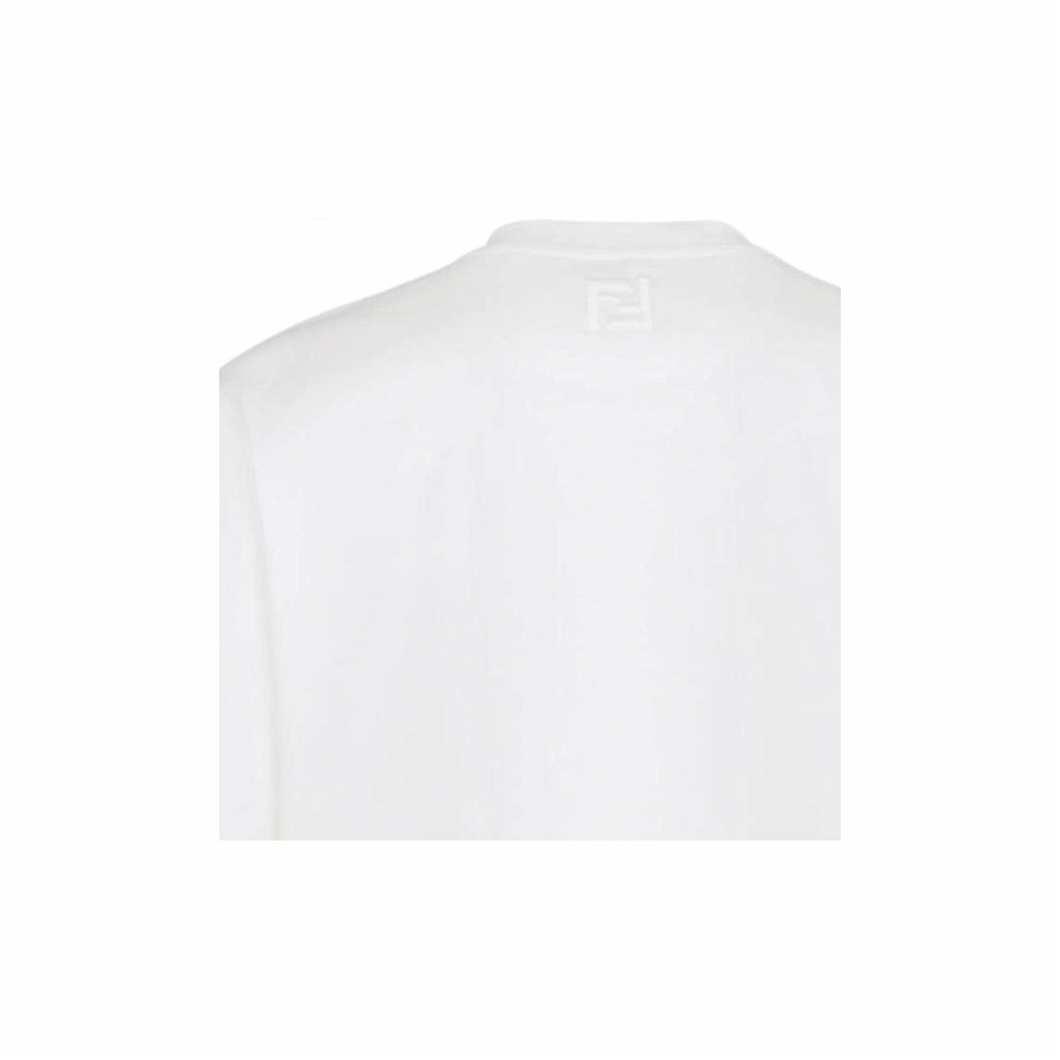 Kaos Pendek FENDI dengan Motif Gambar/Cetak, Cocok untuk Pria dan WanitaF-26