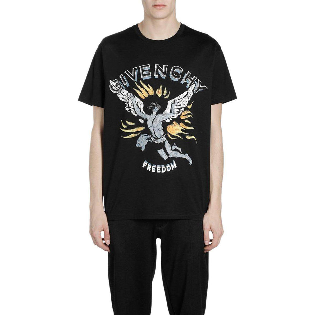 Kaos Givenchy Bermotif, Unisex -J-52