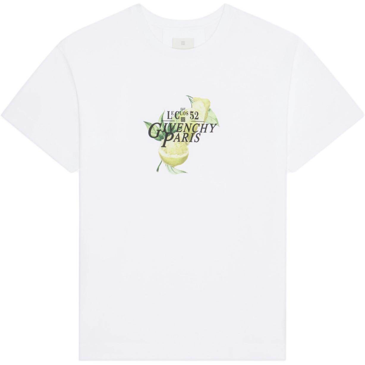 Kaos Givenchy Bermotif, Unisex -J-22