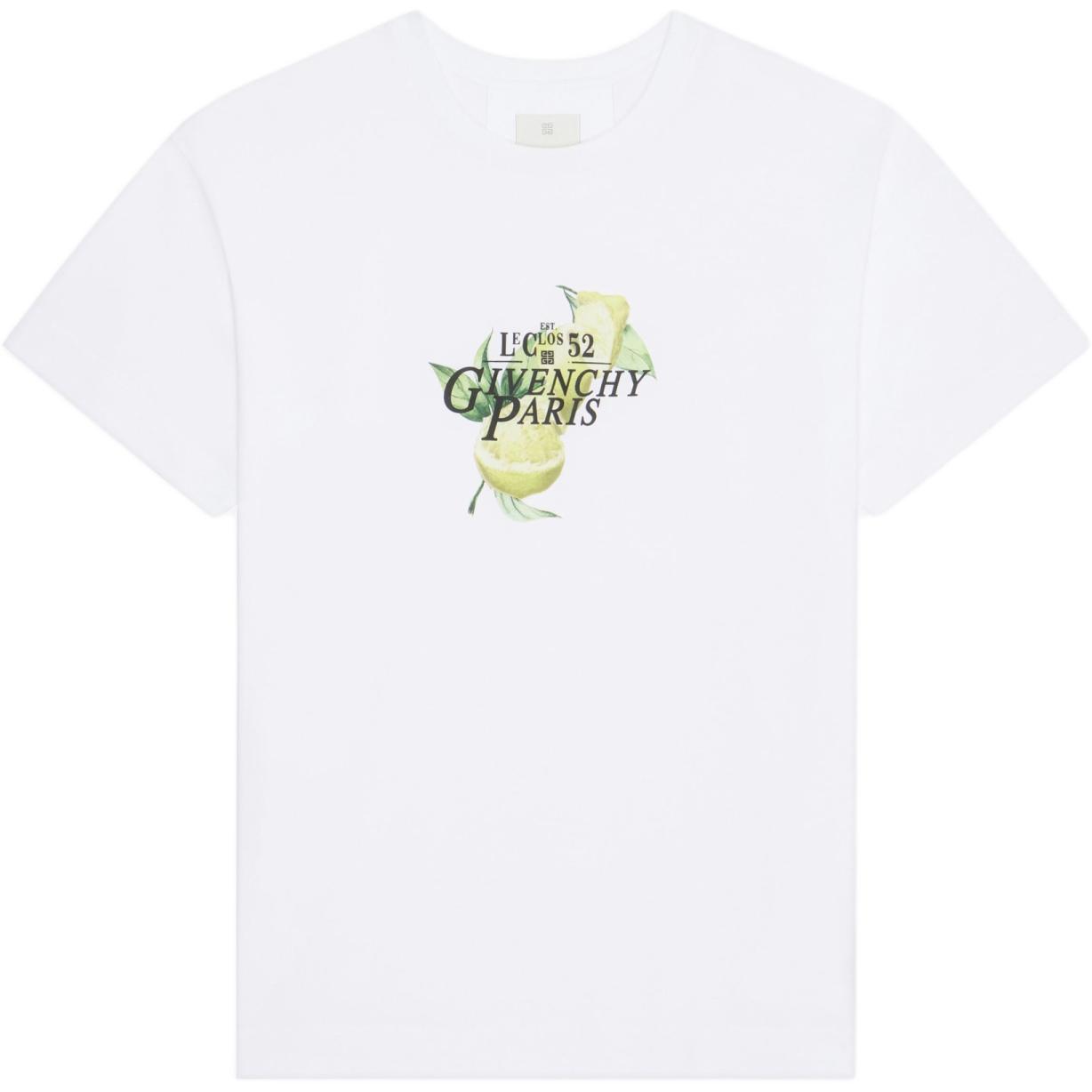 Kaos Givenchy Bermotif, Unisex -J-22