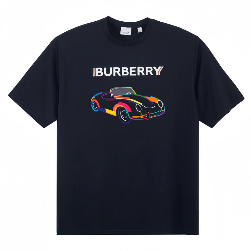 Burberry Kaos Logo Seri Huruf, Unisex, COD '"B-16