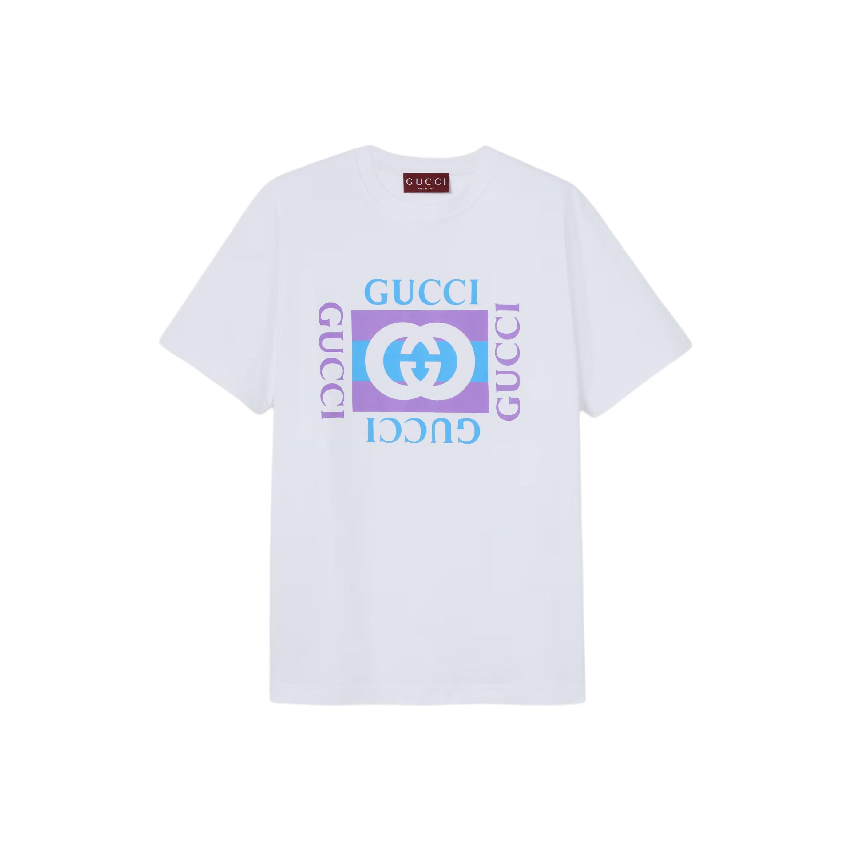 GUCCI Kaos Logo Seri Huruf, Unisex, COD '"    '"  G-13