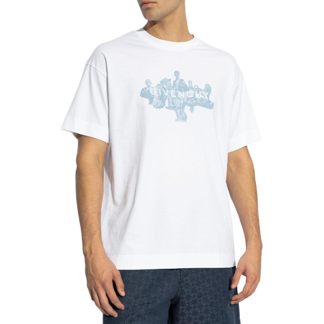 Kaos Givenchy Bermotif, Unisex -J-07