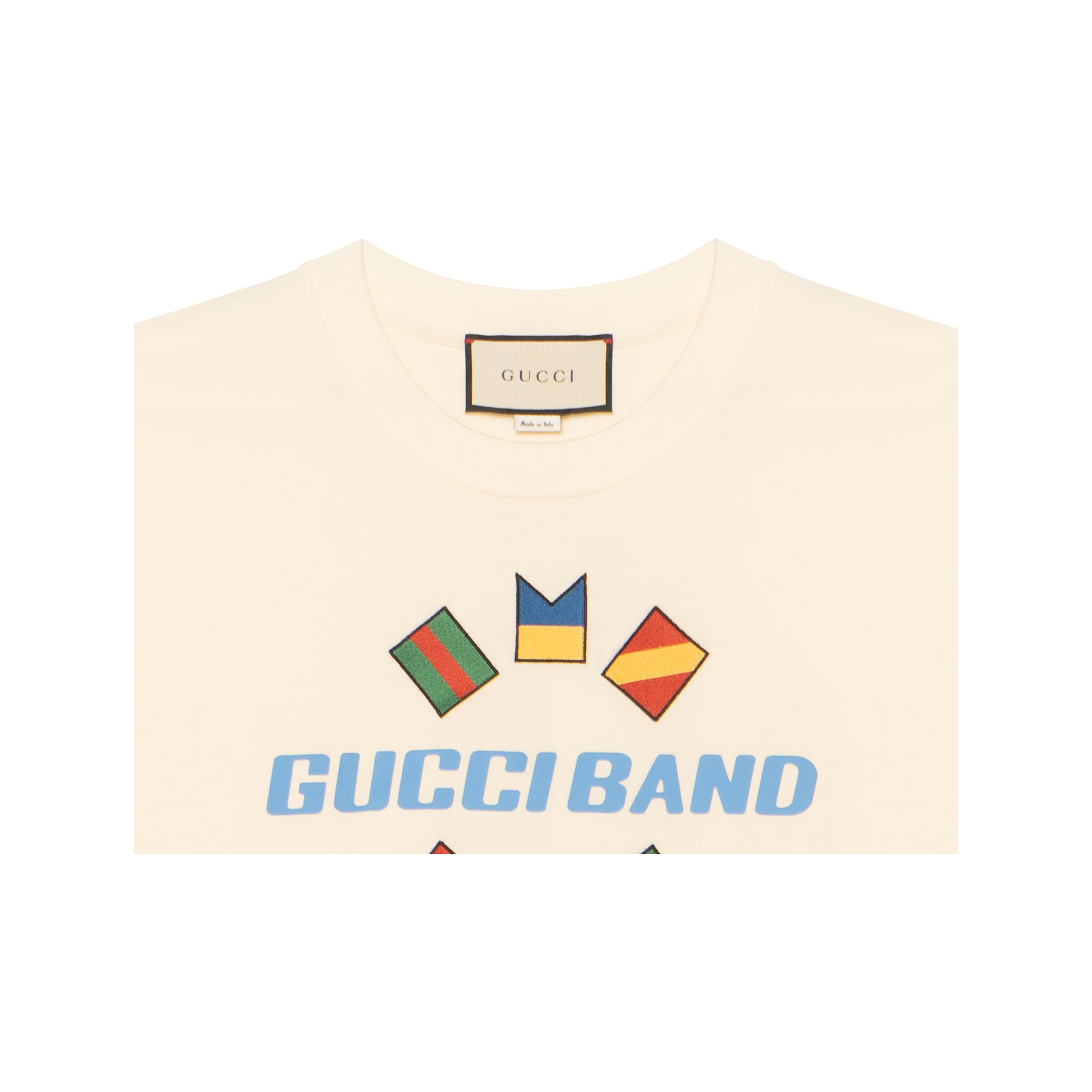 GUCCI Kaos Logo Seri Huruf, Unisex, COD '"   G-85