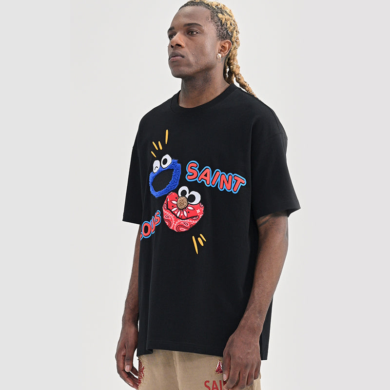 LV Kaos Logo Seri Huruf, Unisex, COD '-L-32