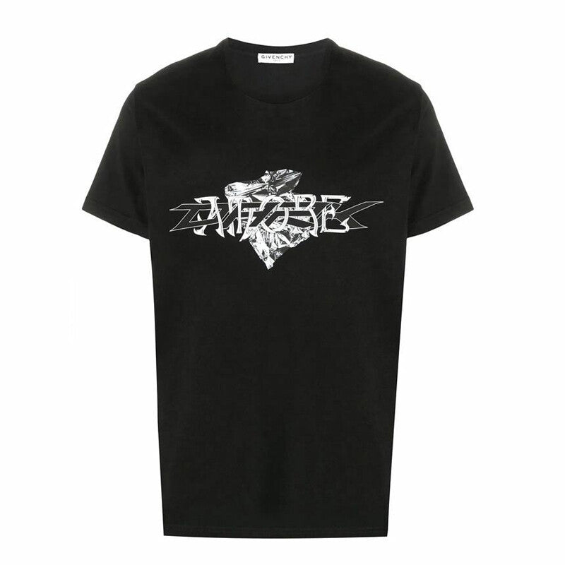 Kaos Givenchy Bermotif, Unisex -J-21