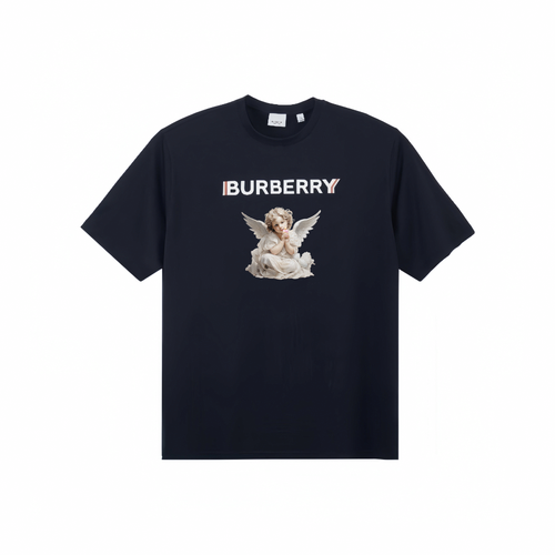 Burberry Kaos Logo Seri Huruf, Unisex, COD '"B-18