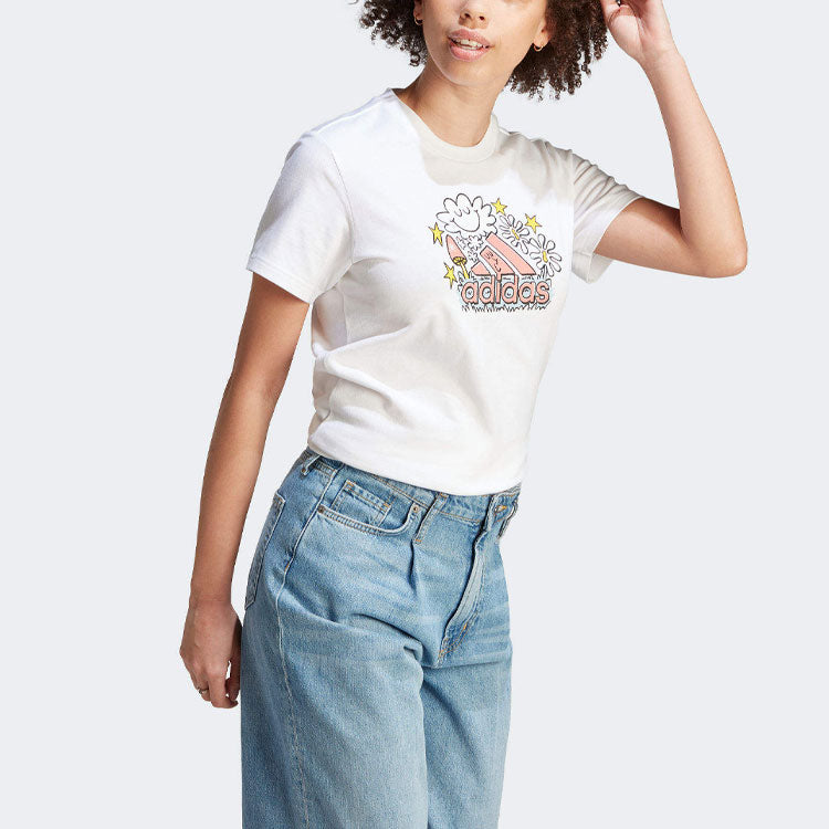 adidas Kaos Logo Seri Huruf, Unisex, COD '" AD-16