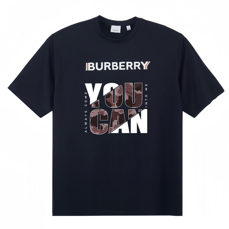 Burberry Kaos Logo Seri Huruf, Unisex, COD '"B-29