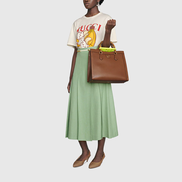 GUCCI Kaos Logo Seri Huruf, Unisex, COD '"    '"  G-63