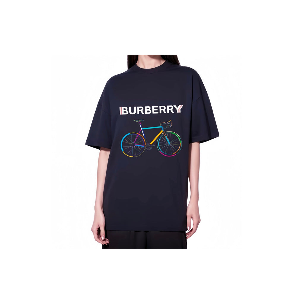Burberry Kaos Logo Seri Huruf, Unisex, COD '"B-12