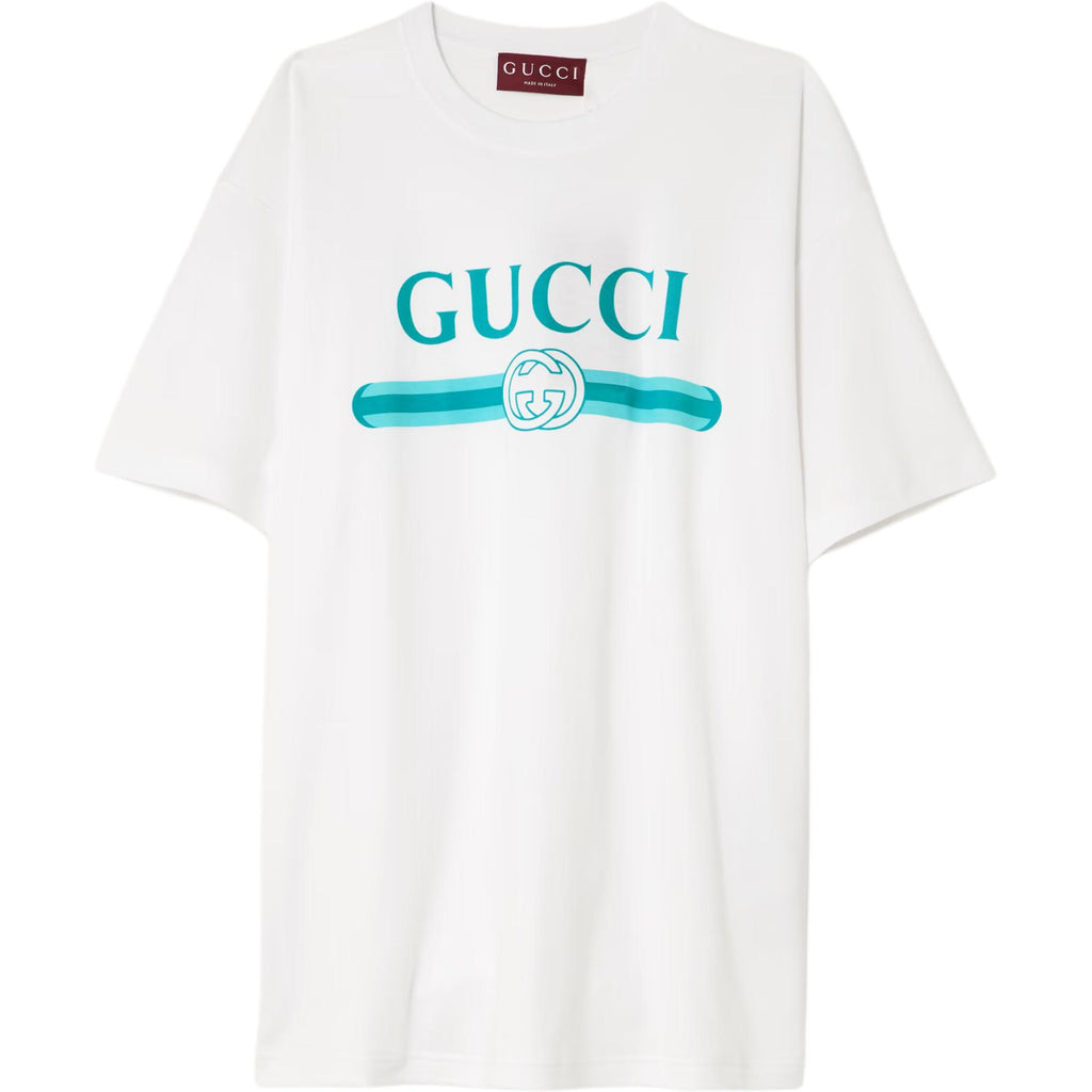 GUCCI Kaos Logo Seri Huruf, Unisex, COD '"    '"  G-48