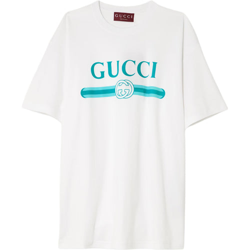 GUCCI Kaos Logo Seri Huruf, Unisex, COD '"    '"  G-48