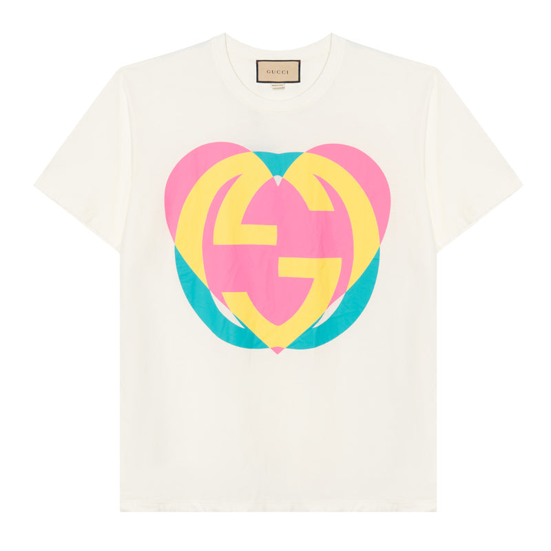 GUCCI Kaos Logo Seri Huruf, Unisex, COD '"   G-71