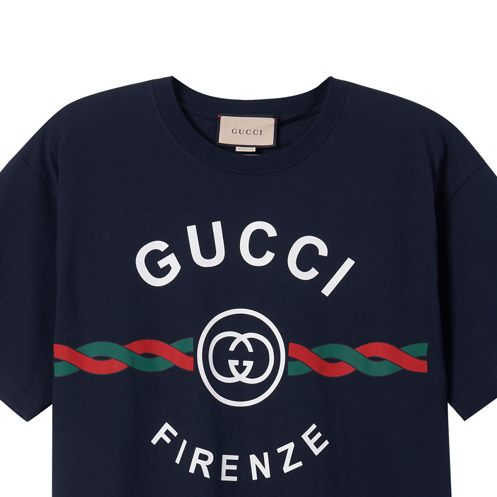 GUCCI Kaos Logo Seri Huruf, Unisex, COD '"    '"  G-50