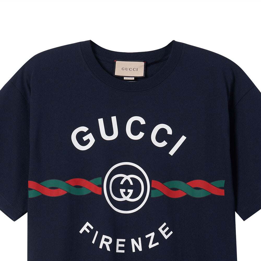 GUCCI Kaos Logo Seri Huruf, Unisex, COD '"    '"  G-50