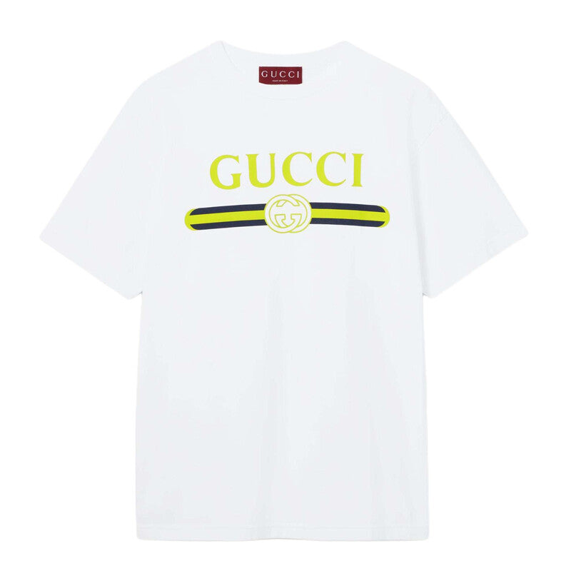 GUCCI Kaos Logo Seri Huruf, Unisex, COD '"    '"  G-51