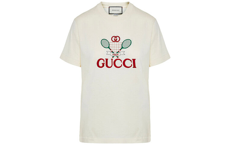 GUCCI Kaos Logo Seri Huruf, Unisex, COD '"  G-66