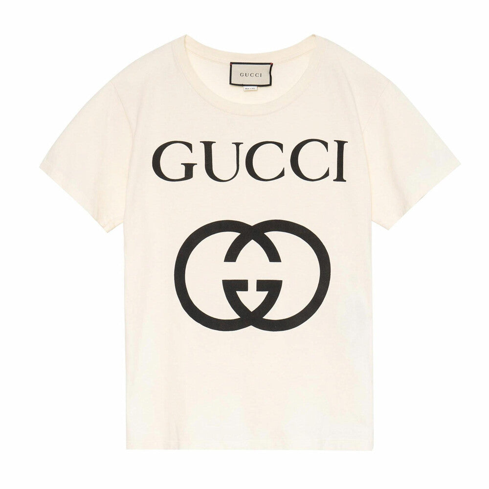 GUCCI Kaos Logo Seri Huruf, Unisex, COD '"    '"  G-09